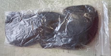 Čierno hnedá dlhá parochňa, cca 65 cm, č. 9,