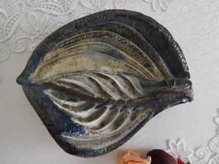 Raku keramika ladislav grossman, stromový list, 