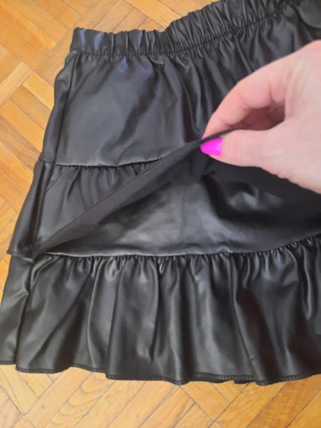 Dievčenská koženková sukňa, 158