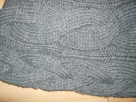 Sivé úpletové pončo zn. next 12 a viac rokov, next,158