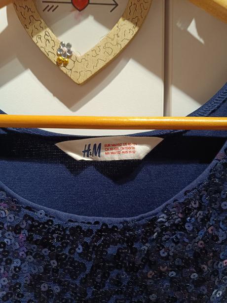 Slávnostné šaty 146/152, h&m,146