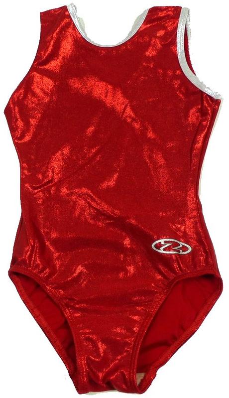 Body na cvičenie trblietavé červené 116-128, 116