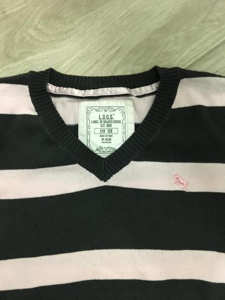 Predĺžený tenký pulóvrik, h&m,128