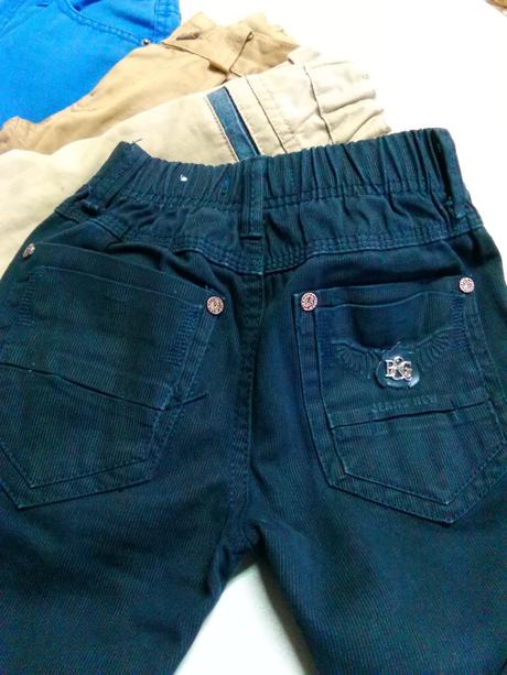 Parádne nohavice pre 3-4 r., 104–116