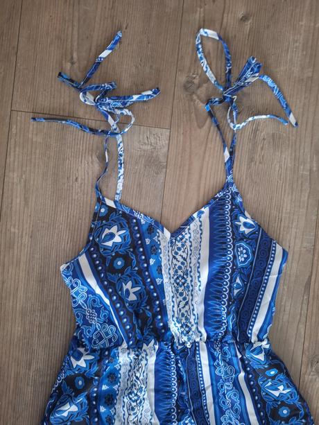 Letno maxi saty modre, m / s