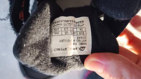 Turistické topánky, alpine pro,34