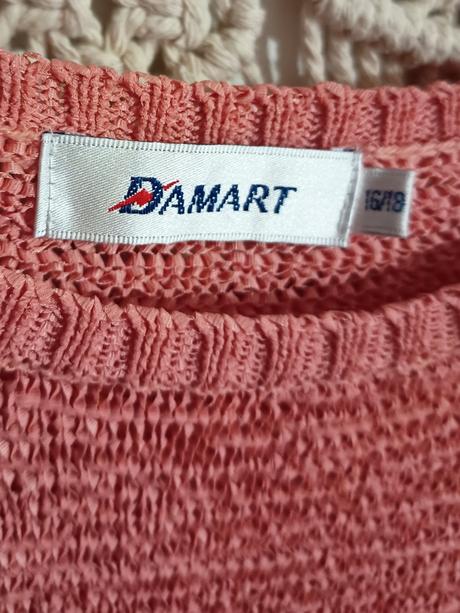 Sveter s krátkym rukávom damart, xxl