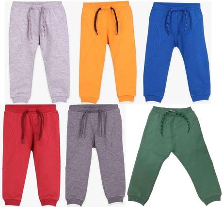 Detské bavlnené tepláky, 80 - 176