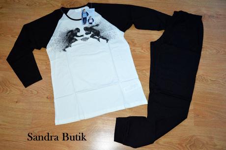 Detské bavlnené pyžamo pre -násť ročných, 140 - 170