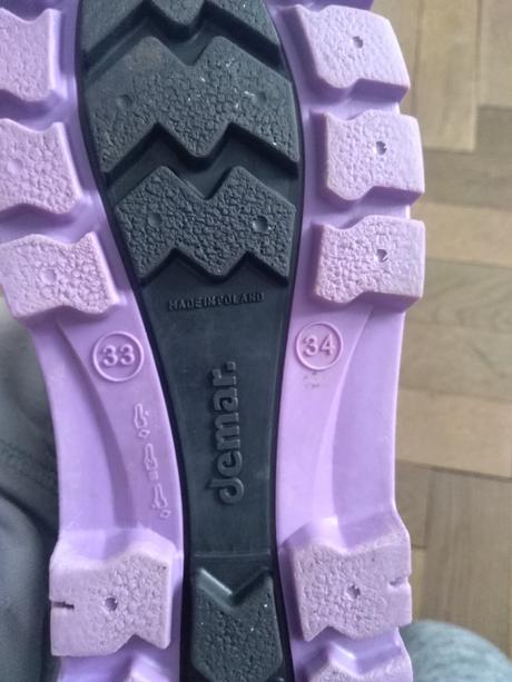 Snehule, čižmy 33/34, demar,34