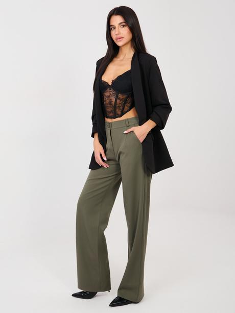 Elegantné dámske nohavice s rovným strihom, 36 - 46