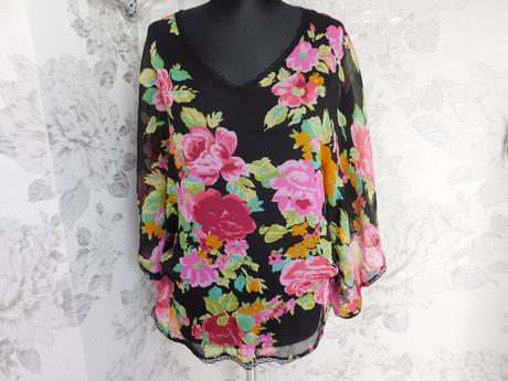 Velmi pekna šifonova bluzka, tally weijl,36