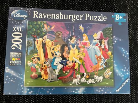 Puzzle disney 200 ks, 8+, 