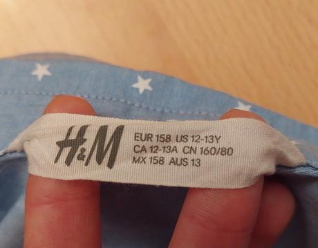 Dievčenská košeľa zn. h&m, h&m,158