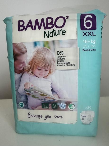 Plienky jednorázové, bambo,11 kg - 25 kg