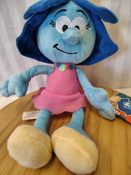 Zberateľský plyšák šmoulinka búrka, smurfs, 34 cm, 