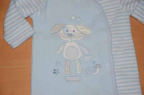 Flísovaný overalík so psíkom, f&f,68