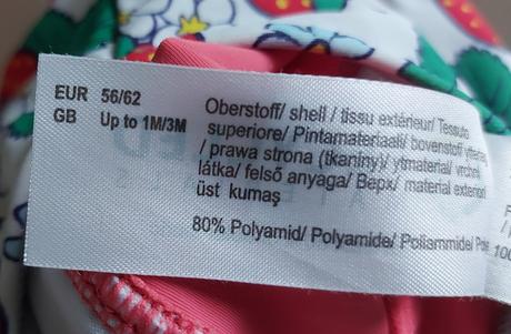 Ochranný plávací overal / plavky s uv faktorom 40+, bonprix,62