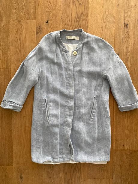 Bledomodre damske sako, zara,xs