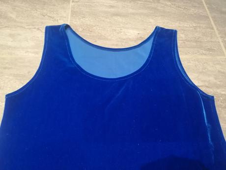 Zamatové šaty lindex vm,elast.,kráľovská modrá, lindex,m