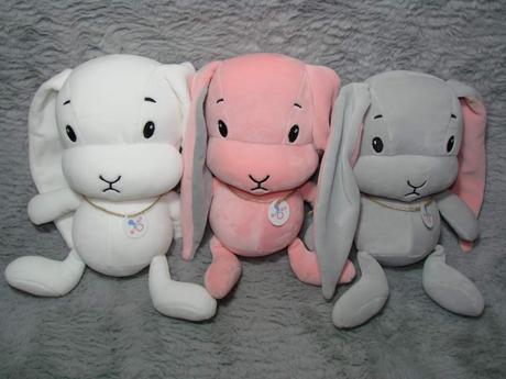 Zajačiky plyšové hračky,