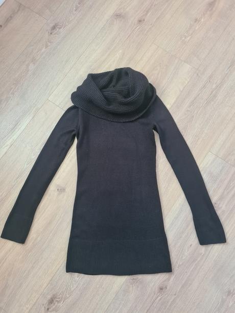 Svetrové rolákové šaty, h&m,xs