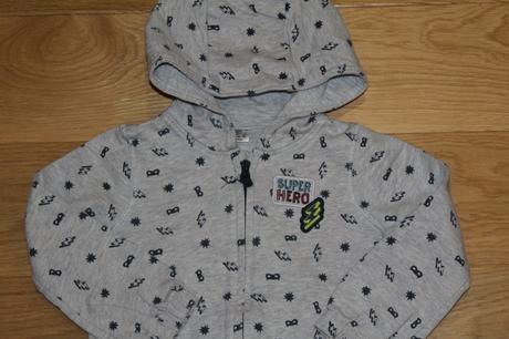 Šedá mikinka s kapucňou, f&f,86