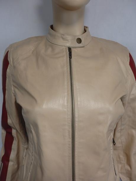 Luxusná kožená bunda, s