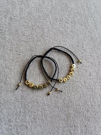 Handmade párové náramky "mickey & minnie", 