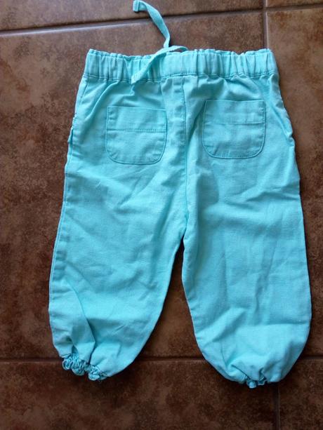 Lanove nohavice, baby,80
