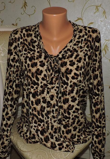 Leopardia blúzka -tunika, esmara,m