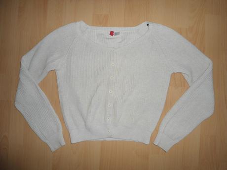 Kremovy svetrik divided, h&m,xs