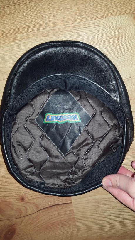 Kožená čiapka, c&a,56