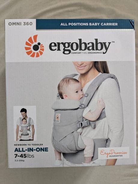 Ergobaby omni 360 pearl grey, ergo baby