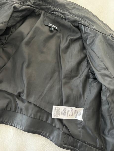 Dkny biker kožená bunda vel.4, dkny,104