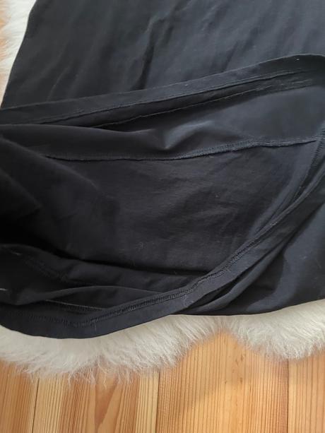 Čierne šaty s priehľadnými rukávmi, h&m