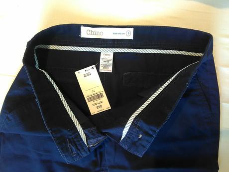 Tmavomodré nohavice chino next, next,36