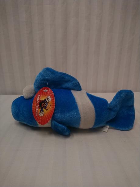 Plyšová modro biela ryba, oakes leisure, 28 cm, 