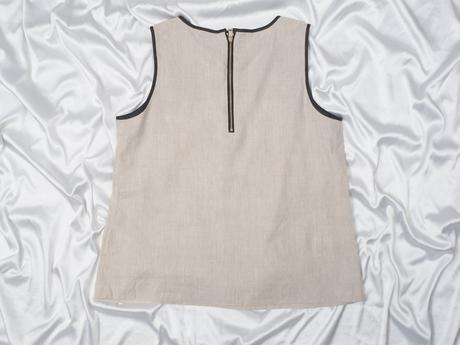 Kvalitný ľanový top ann taylor, 36