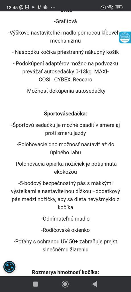 Kočík bebetto luca dvojkombinácia, bebetto,bebetto luca