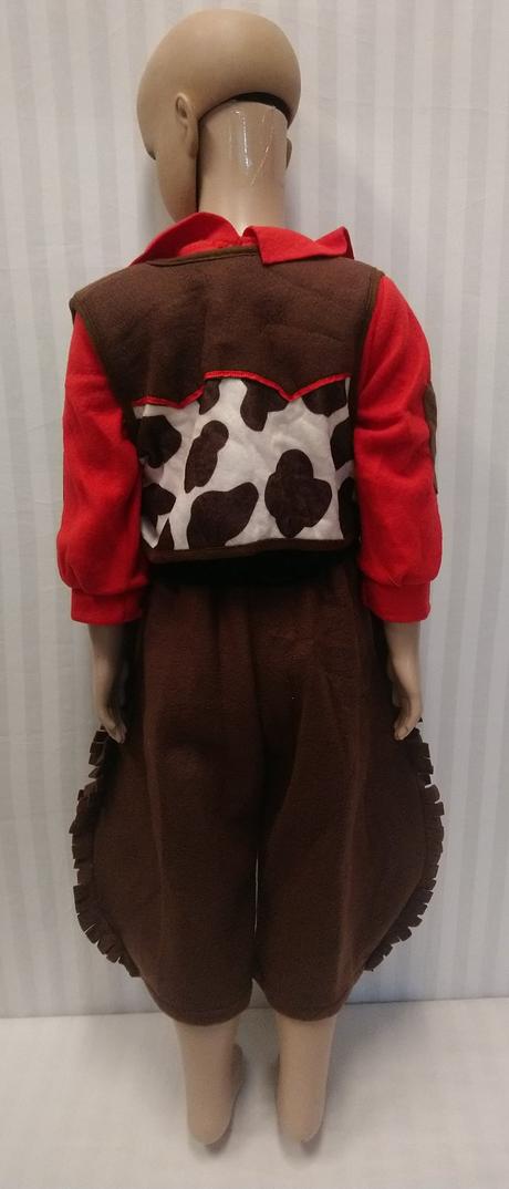 4 dielny kostým kovbojka, italia, 92-104 cm,