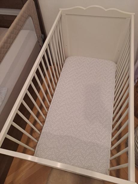 Detská postieľka ikea s matracom, šírka (cm): 60,dĺžka (cm): 120