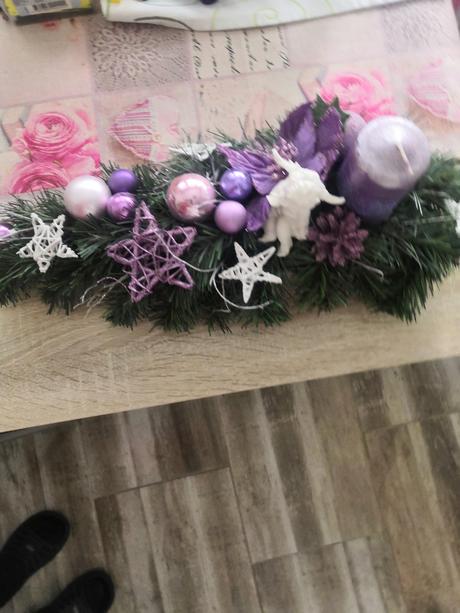 Vianočný výzdoba na stol, 