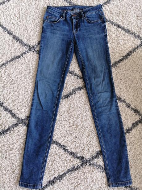 Dámske slim fit strečové rifle 27 veľkosť, denim co,s