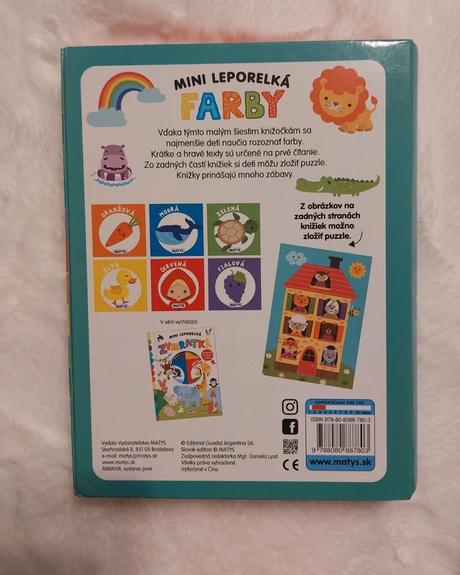 Sada mini kníh farby, 