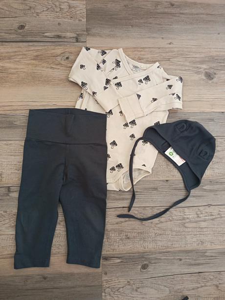 Lindex set body, čiapka a leginy, lindex,68