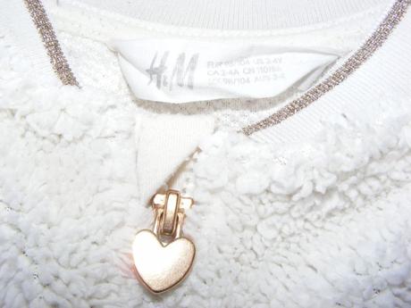 Teplá chlpatá mikina h&m - 98/104, h&m,104