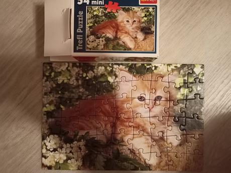 Puzzle mačička,