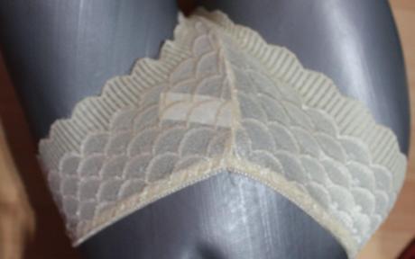 Telove nohavicky s cipkou, s