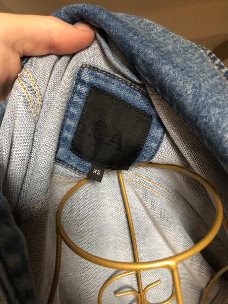 C&a rifľová bunda, c&a,xs